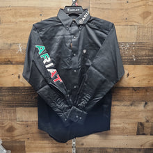Load image into Gallery viewer, Ariat Team Logo Twill Classic LS Shirt - Black México