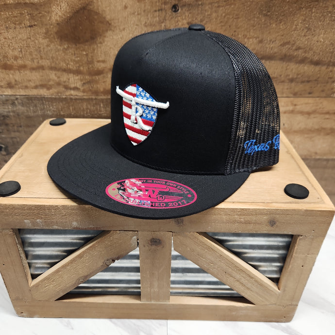 Patriotic Shield - Black/Black