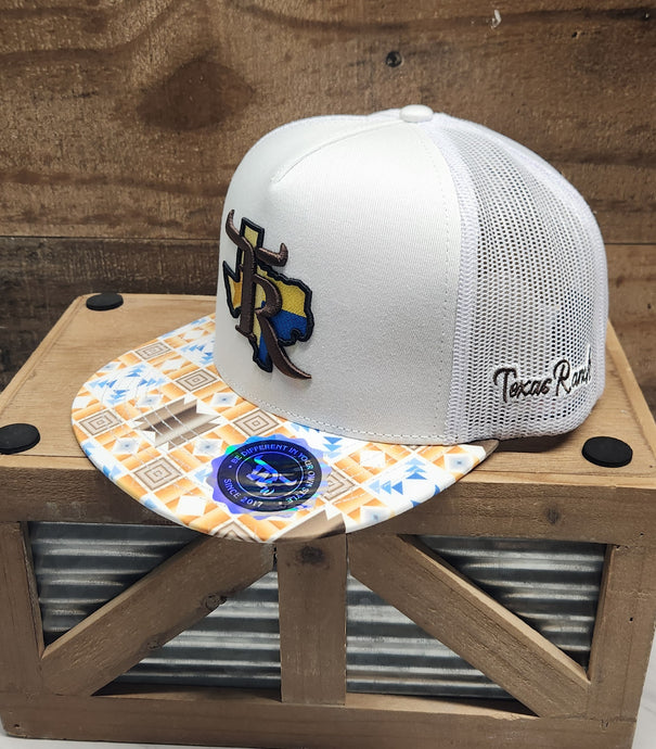 Pineapple - Aztec Brim/White/White