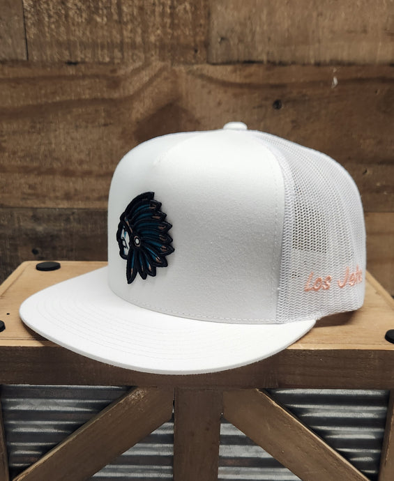 Apache Pluma Azul - White/White