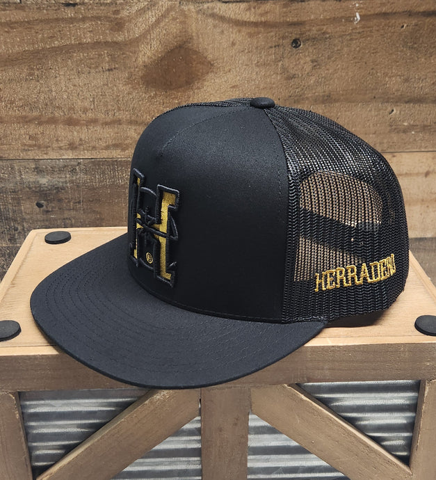 Gold H - Black/Black