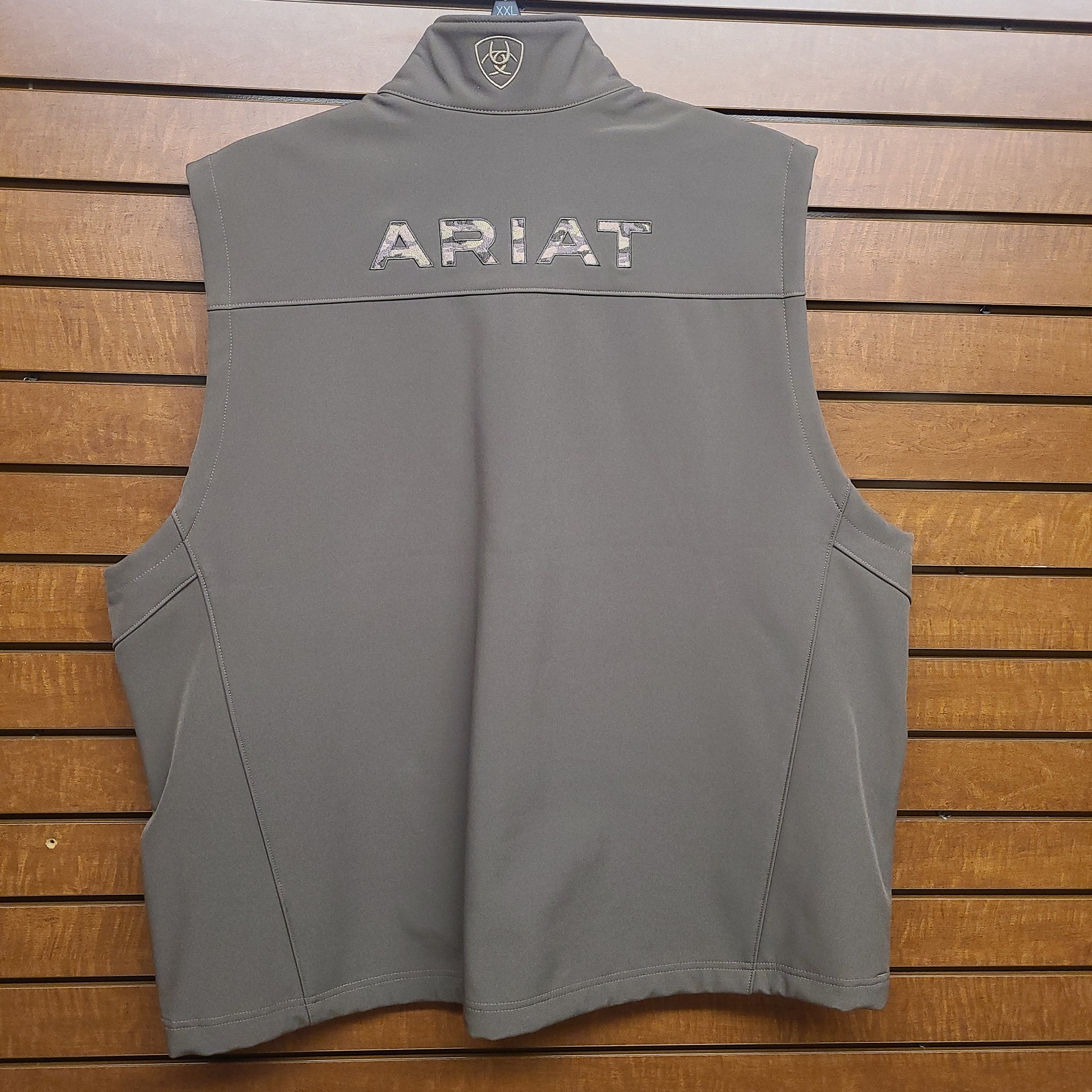 Ariat Men's Logo 2.0 Softshell Vest - Morel/Camo – W Western Texas