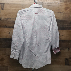 Ariat Men’s Obdurate Stretch Classic Fit Shirt - White