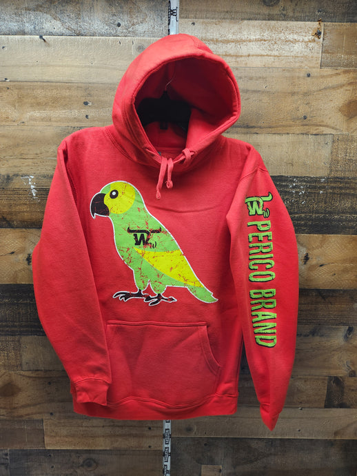 Ww Unisex Perico Brand Hoodie - Red