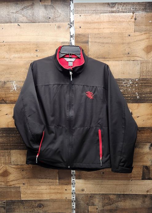 TR Women's Red Logo Jacket - Black